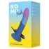 ROMP Piccolo - silikonski dildo - prožen - modro vijoličen