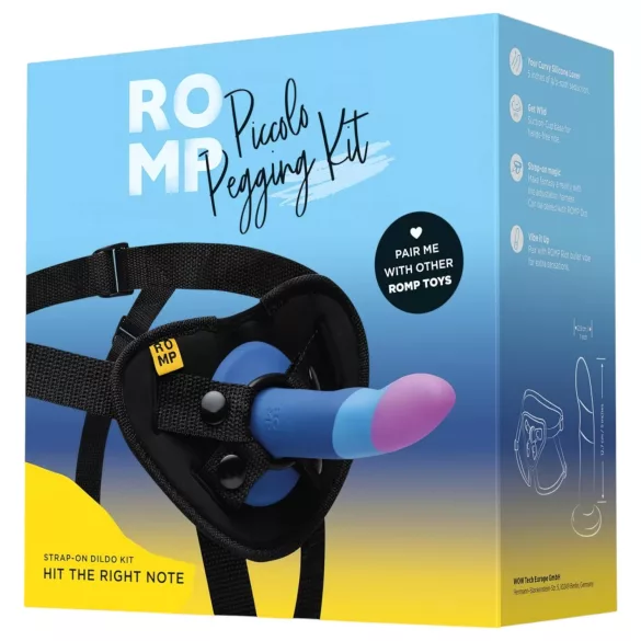 ROMP Piccolo - pegging set - črna/modra
