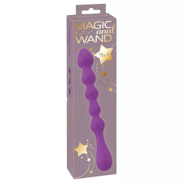 You2Toys - Kroglični, upogljivi analni dildo - (vijoličen)