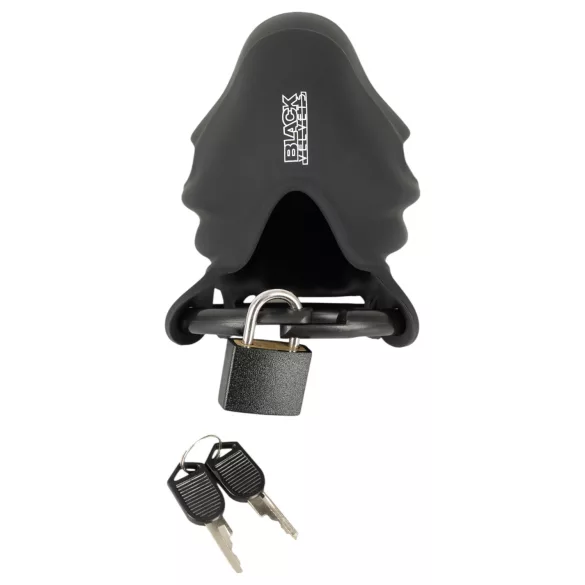 Black Velvets - moška kletka za penis in moda - črna