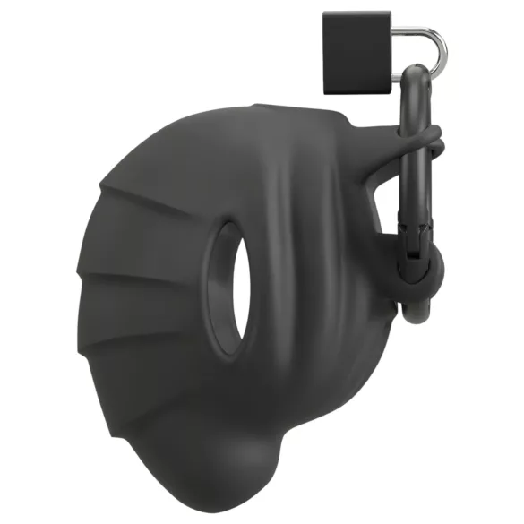 Black Velvets - moška kletka za penis in moda - črna