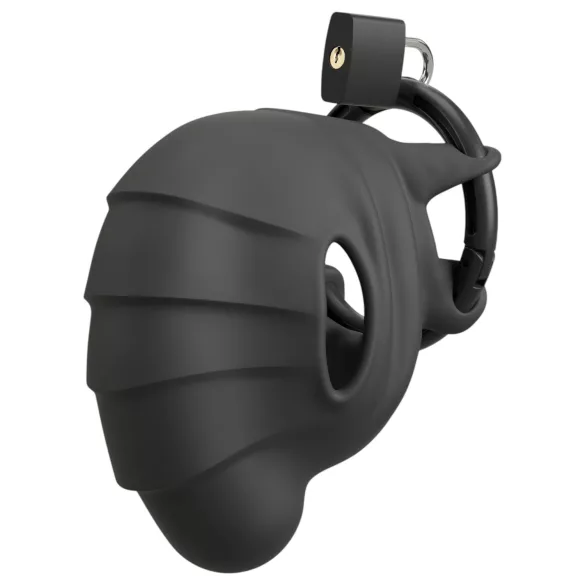 Black Velvets - moška kletka za penis in moda - črna