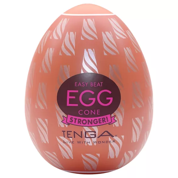 TENGA Egg Cone Stronger - masturbator jajčka - intenziven stimulacija - 1 kos