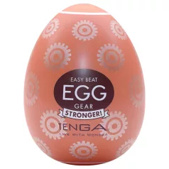   TENGA Egg Gear Stronger - masturbator jajce - močna stimulacija - 1 kos