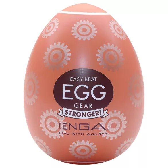 TENGA Egg Gear Stronger - masturbator jajce - močna stimulacija - 1 kos