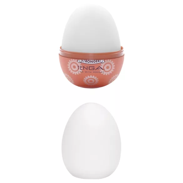 TENGA Egg Gear Stronger - masturbator jajce - močna stimulacija - 1 kos