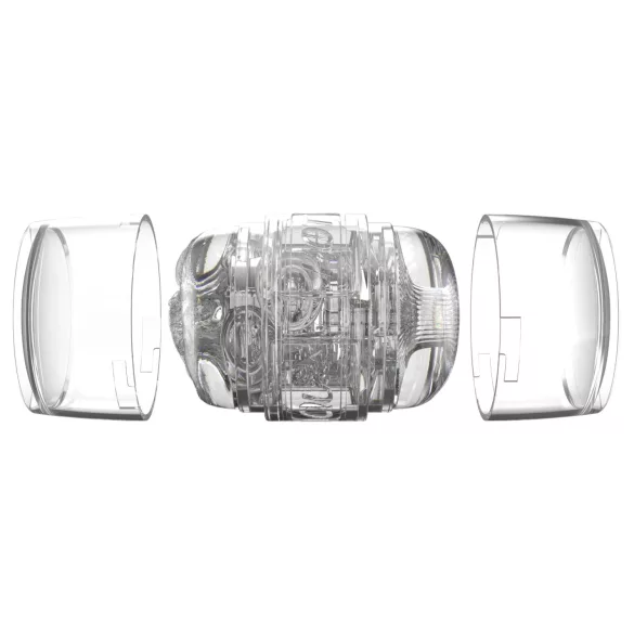 Fleshlight Quickshot Autumn Falls - potovalni masturbator (prozoren)