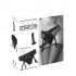 You2Toys - pas dildo s pasom - črn
