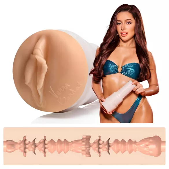 Fleshlight Vanna Bardot - masturbator vagina - realističen - naravna barva