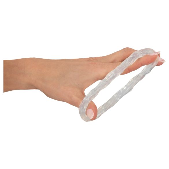 Beau Coeur Parinor - erekcijski obroč za penis in moda - prozoren