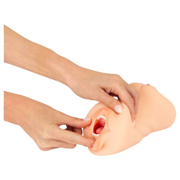 Nature Skin - masturbator vagina in usta - realističen - kožna barva
