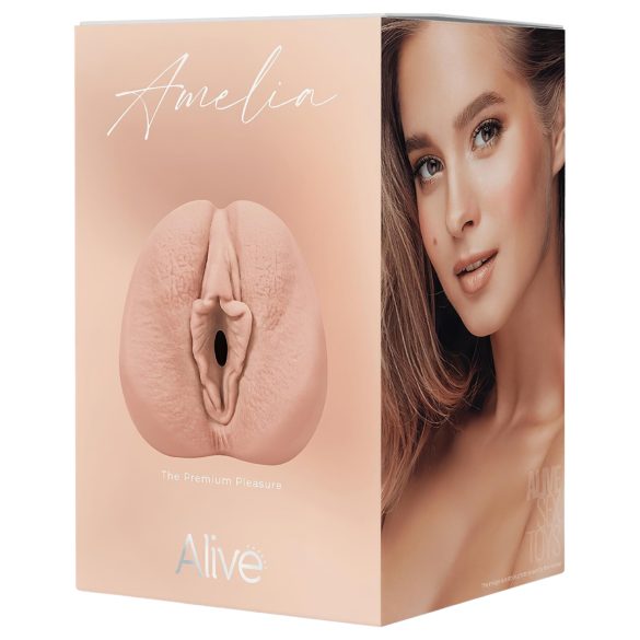 Alive - masturbator vagina - realistično - naravna barva
