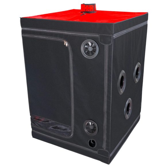 Secretdome - BDSM seks kabina z odprtinami (črna)