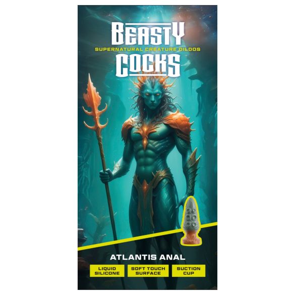 Beasty Cocks Atlantis - analni čep (zelen)