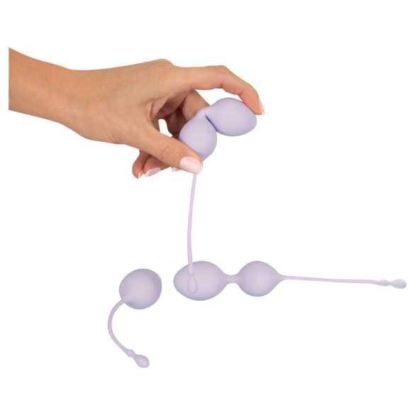 Beau Coeur Elorin - komplet za trening gejša kroglic - 3 delni (vijolična)