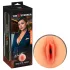 Rebel The V-Stroker Nicolette - realistična umetna vagina masturbator (barva kože)