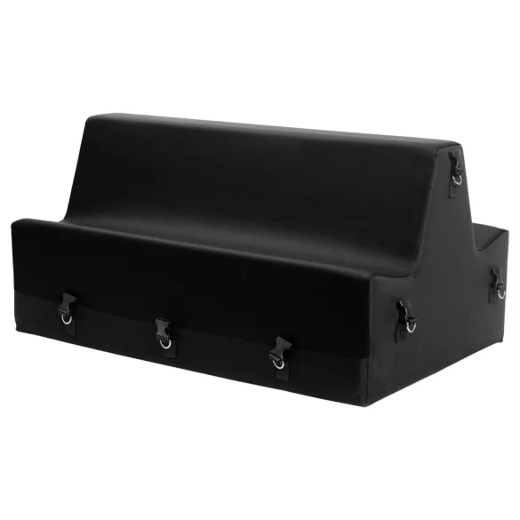 Liberator - seks blazina z lisicami (črna)