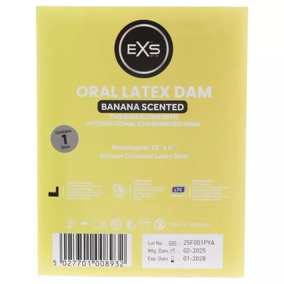 EXS - zaščitni oralni film - okus banana