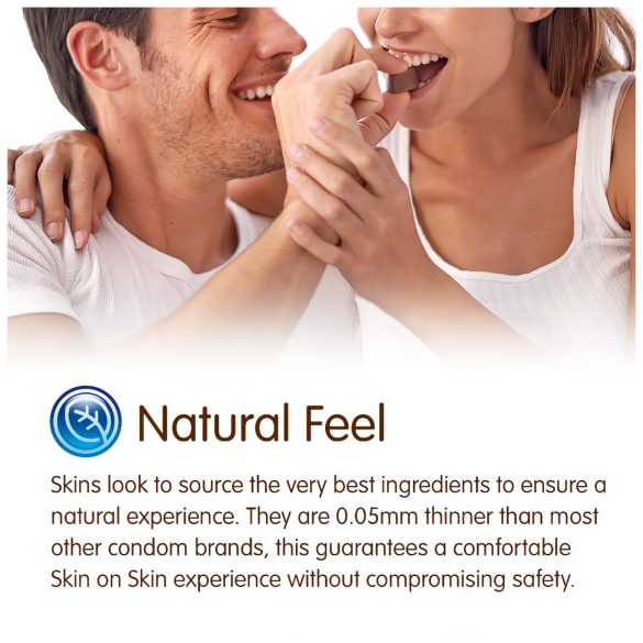 Skins - kondomi s čokoladnim okusom - 8 kos