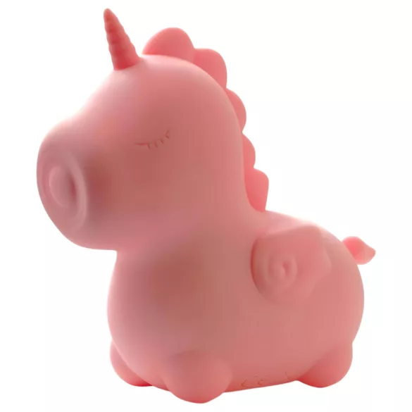 Unihorn Heart Throb - vibrator za klitoris - polnjenje USB - roza