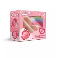   Unihorn Heart Throb - stimulator klitorisa enoroga za polnjenje (roza)