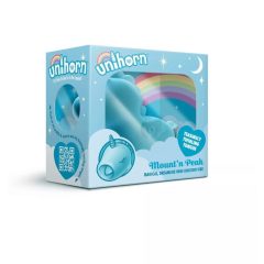   Unihorn Mount'n Peak - stimulator klitorisa enoroga za polnjenje (modra)