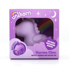   Unihorn Karma - stimulator klitorisa enoroga za ponovno polnjenje (vijolična)