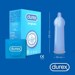 Durex Classic - kondom (18 kosov)