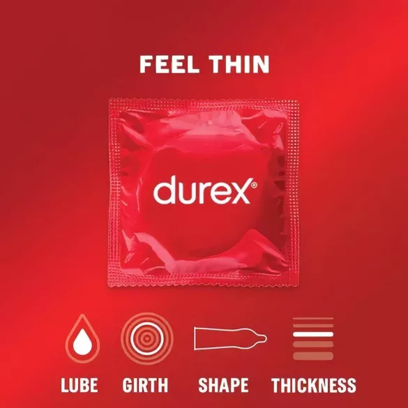 Durex - kondom - ultra tanek, naraven občutek - 18 kos