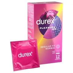   Durex Pleasure Me - kondomi z izboklinami in pikicami - 12 kos