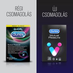 Durex Mutual Pleasure - kondom z zamikom (16 kosov)
