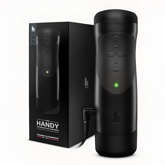 The Handy 1.1 - pametni, zmogljivi, VR masturbator (črn)
