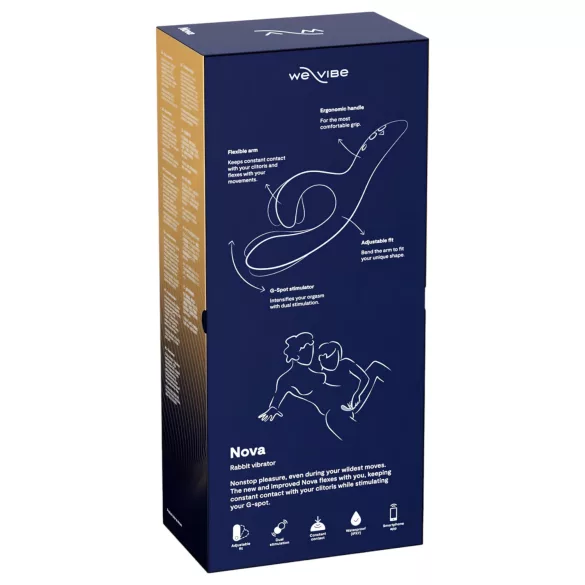 We-Vibe Nova 2 - vibrator za klitoris in točko G - polnjenje USB - modra