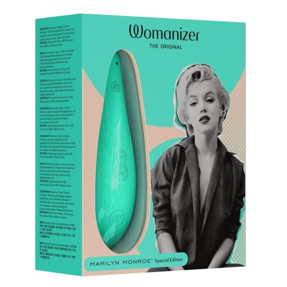 Womanizer Marilyn Monroe Special - stimulator klitorisa za ponovno polnjenje (turkizna)