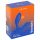 We-Vibe Vector+ - analni vibrator z daljinskim upravljanjem - modra, polnjenje