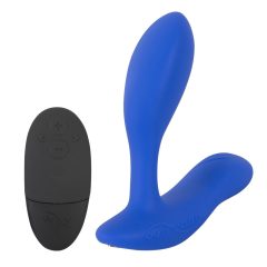   We-Vibe Vector+ - Pametni analni vibrator z možnostjo polnjenja, vodoodporen (moder)