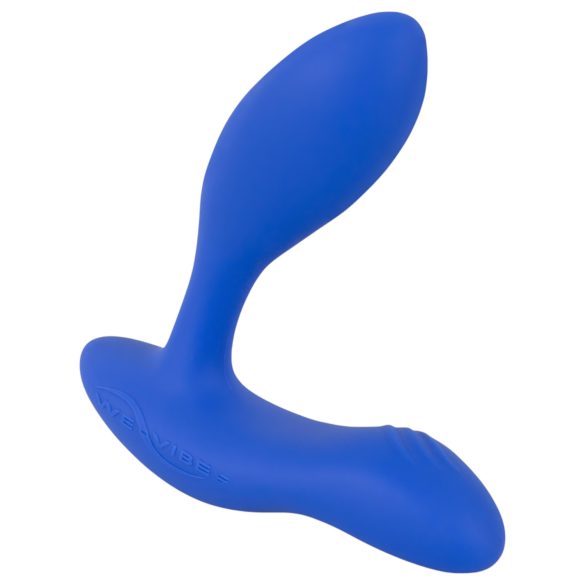 We-Vibe Vector+ - analni vibrator z daljinskim upravljanjem - modra, polnjenje