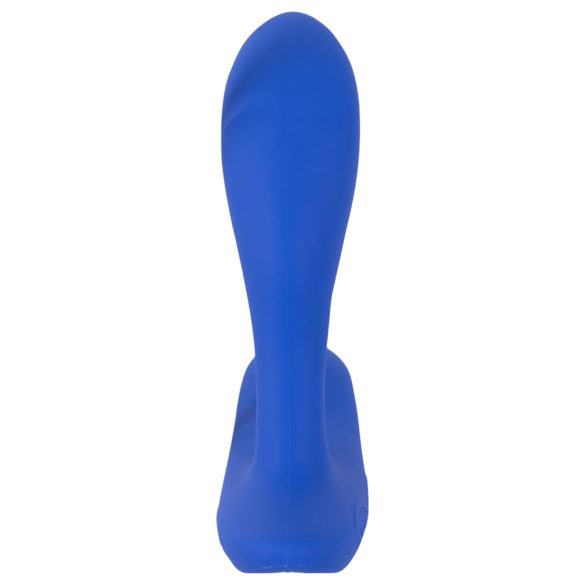 We-Vibe Vector+ - analni vibrator z daljinskim upravljanjem - modra, polnjenje