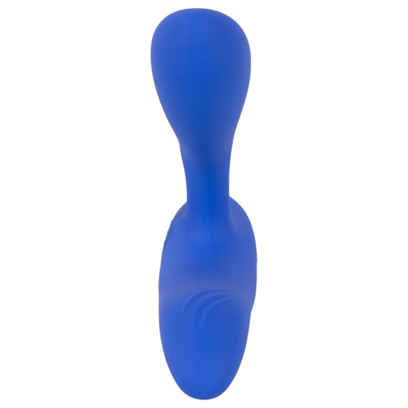 We-Vibe Vector+ - analni vibrator z daljinskim upravljanjem - modra, polnjenje