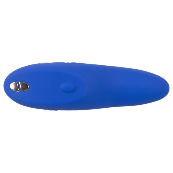 We-Vibe Vector+ - analni vibrator z daljinskim upravljanjem - modra, polnjenje