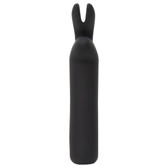 Happyrabbit Bullet - polnilni ušesni mini vibrator (črn)