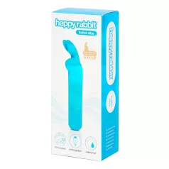 Happyrabbit - mini vibrator zajček - polnjenje - modra