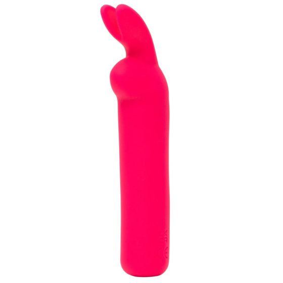 Happyrabbit Bullet - vibrator s paličico zajček za polnjenje (roza)