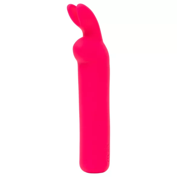 Happyrabbit - miniaturni vibrator z zajčjimi ušesi - polnjenje USB - roza