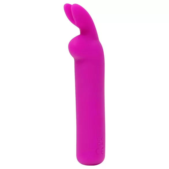 Happyrabbit - mini vibrator z zajčjimi ušesi - polnilni - vijoličen