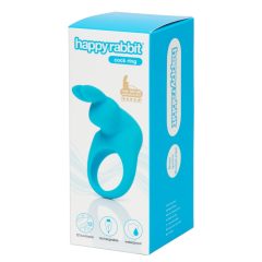  Happyrabbit Cock - Vibracijski obroček za penis na baterije (modri)