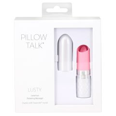 Pillow Talk Lusty - vibrator z jezičkom za polnjenje (roza)