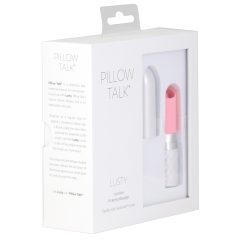 Pillow Talk Lusty - vibrator z jezičkom za polnjenje (roza)