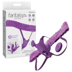   Fantasy For Her - nosljiv G-točka vibrator - vgrajen - vijoličen