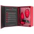 b-vibe heart - akumulatorski radijski analni vibrator (rdeč)